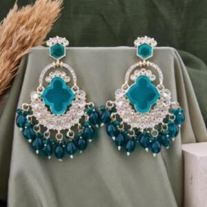 ocean blue jhumka